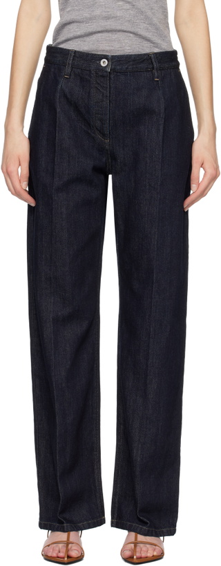 Photo: Jil Sander Navy Straight Leg Jeans