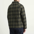 Service Works Men's Thistle Plaid FOH Jacket in Olive