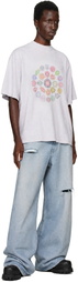 Balenciaga Gray Spiral Crest T-shirt