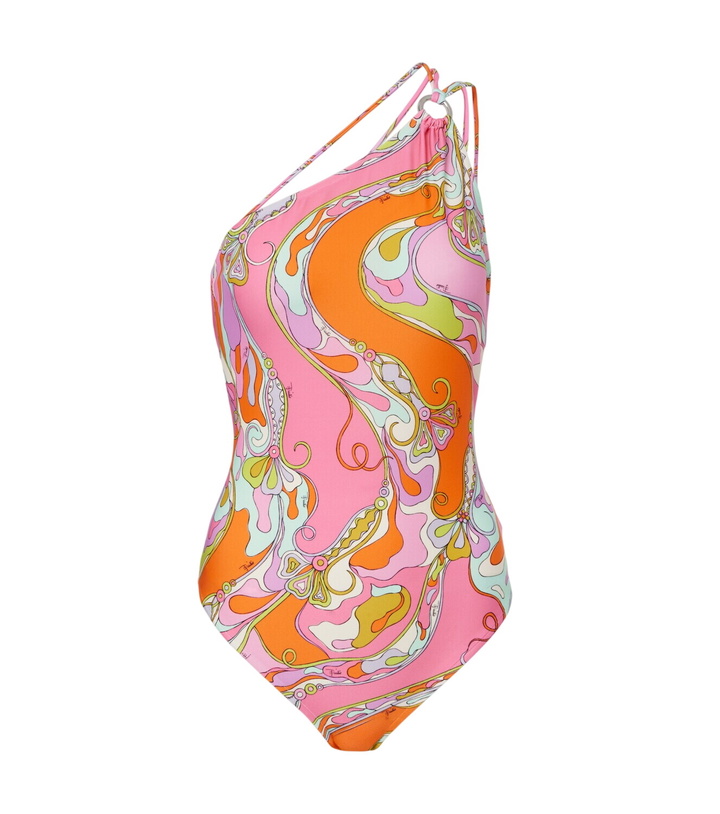 Photo: Pucci Orchidee one-shoulder swimsuit