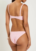 Hunza G Iris Gold-hoop Crinkle Bikini - Light Pink - One Size