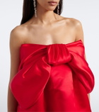 Simone Rocha Bow-detail satin top