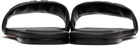 Ferragamo Black Gancini Sandals