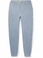 Polo Ralph Lauren - Tapered Fleece-Back Organic Cotton-Jersey Sweatpants - Blue