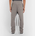 Fear of God - Tapered Nylon-Trimmed Loopback Cotton-Jersey Sweatpants - Gray