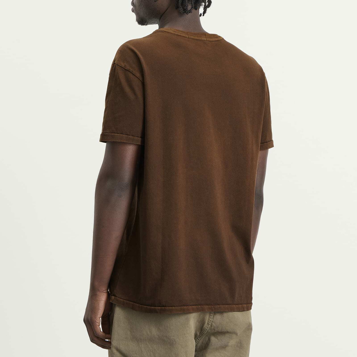 Polo Ralph Lauren Men's Authentic Logo T-Shirt in Copper Brown
