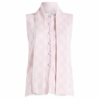 House Of Sunny Women's Pink Ladies Peggy Vest in Blush Lace