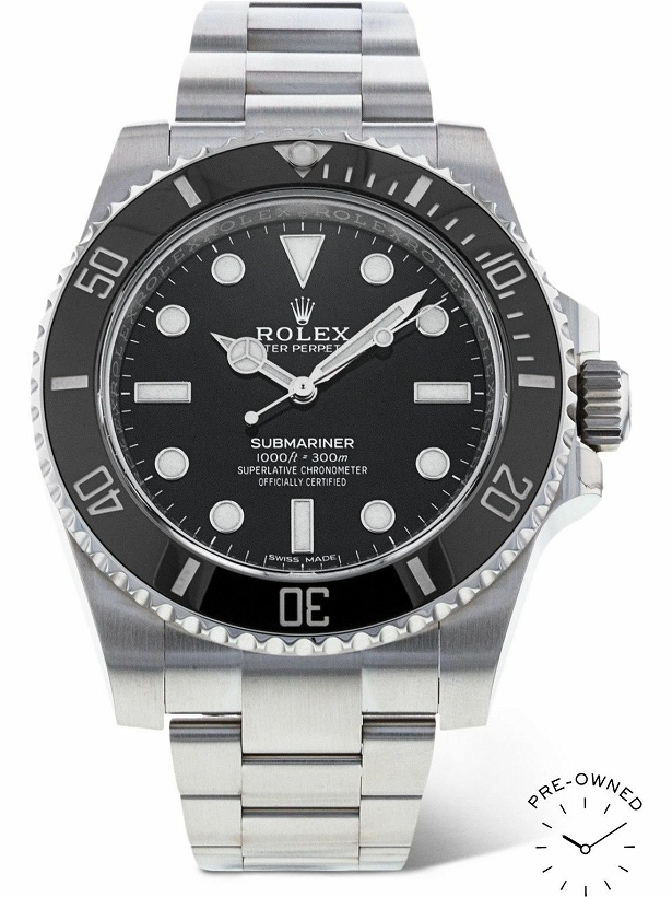 Photo: ROLEX - Pre-Owned 2020 Submariner Automatic 40mm Stainless Oystersteel Watch, Ref No. 114060