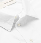 Isabel Benenato - Printed Cotton Shirt - Men - White