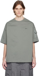 Juun.J Khaki Paneled T-Shirt