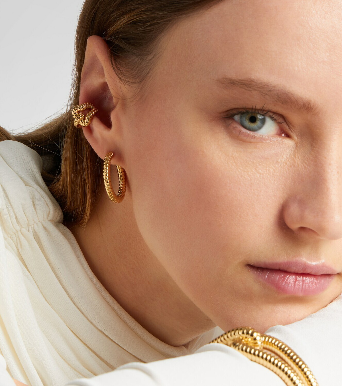 Jennifer Fisher Madison Avenue gold-plated ear cuff