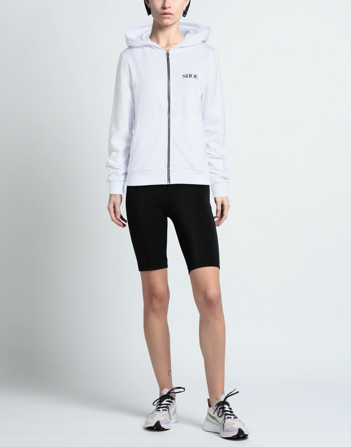 Shoe Womens Sweatshirt in White
