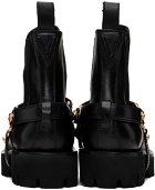 Versace Black Medusa Biggie Chelsea Boots