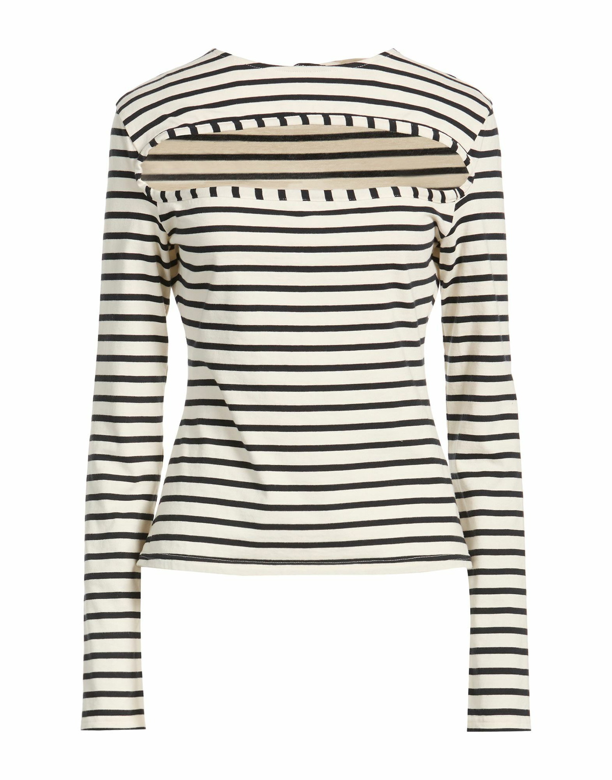A. w.a. k.e. Mode Womens T-shirt in Off white