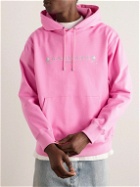 Mastermind World - Logo-Print Cotton-Jersey Hoodie - Pink