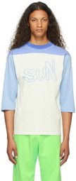 ERL Blue 'Sun' Football Jersey T-Shirt