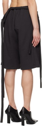 Ottolinger Black Wrap Track Shorts