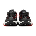 AAPE by A Bathing Ape Black and Red Dimension Sneakers