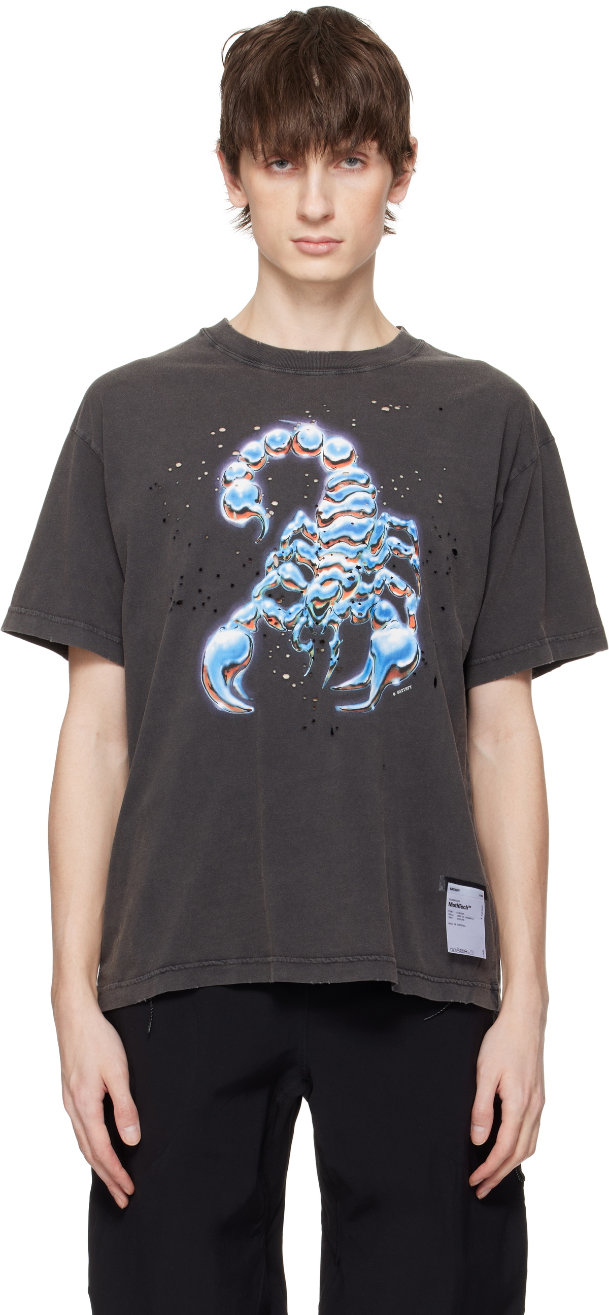 Satisfy Black MothTech T-shirt