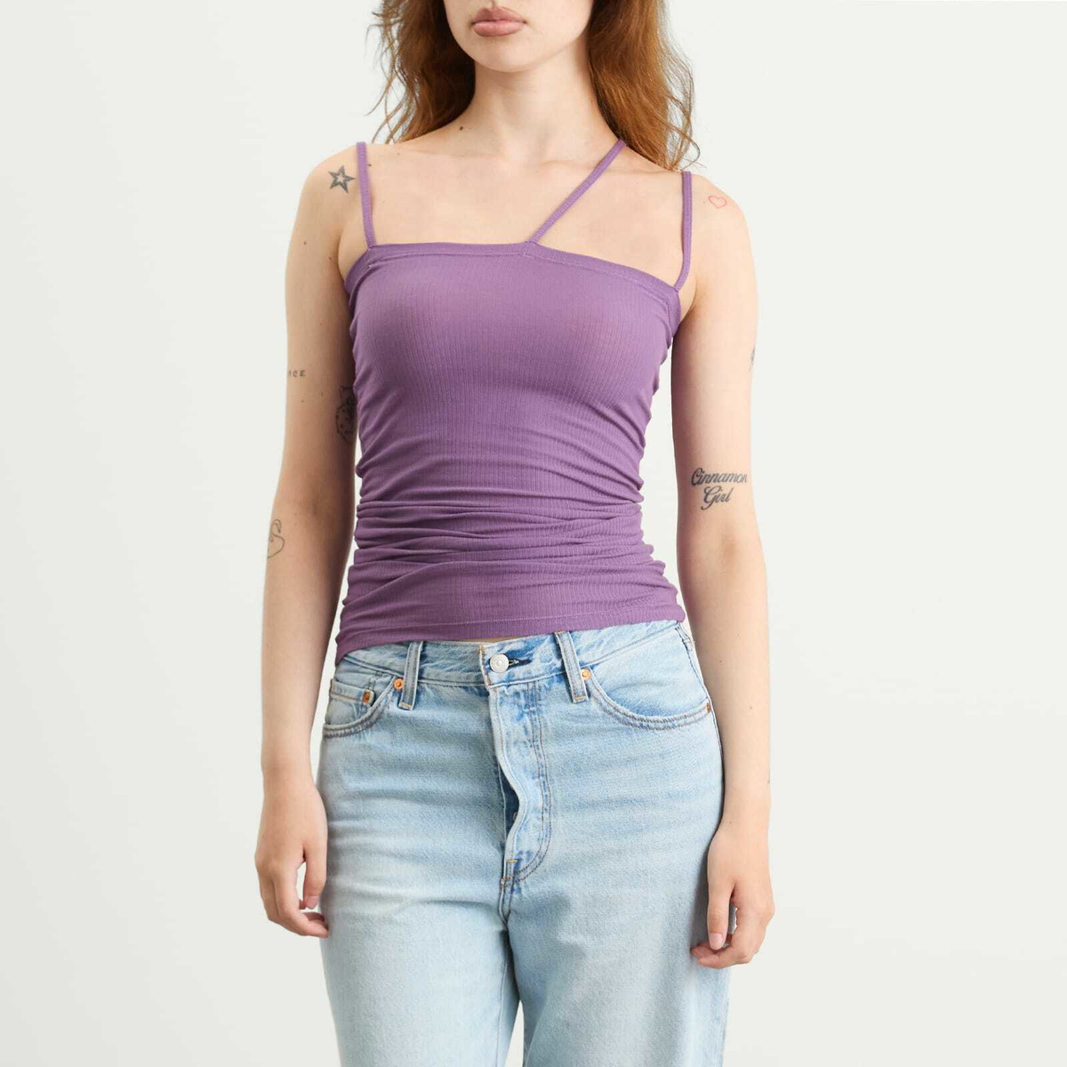 Baserange Women's Nida Tank Top in Venet Purple