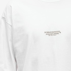 Neighborhood x Katherine Hamnett Long Sleeve Clean Up T-Shirt in White