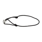 Le Gramme Black Maillon Cord Bracelet