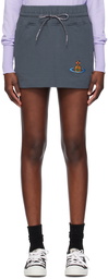 Vivienne Westwood Gray Boxer Miniskirt