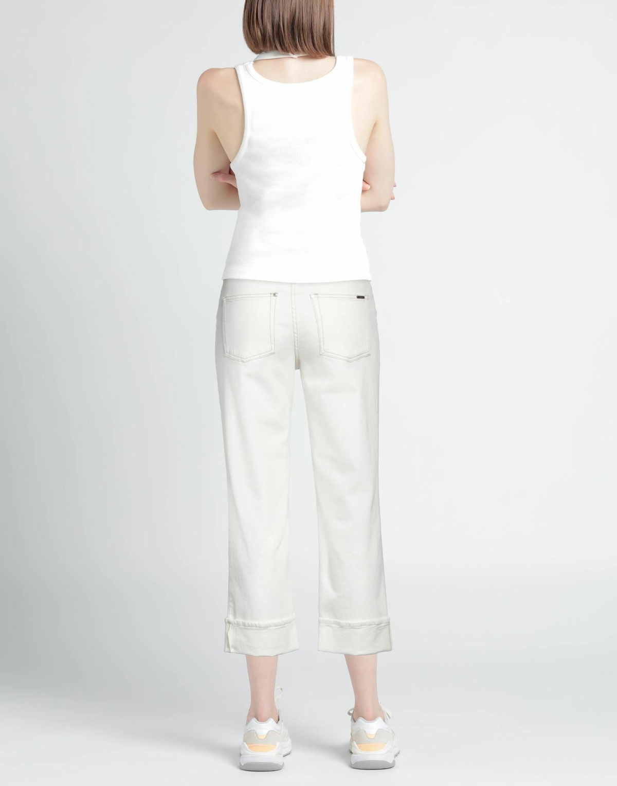 Peserico Womens Jeans Ivory