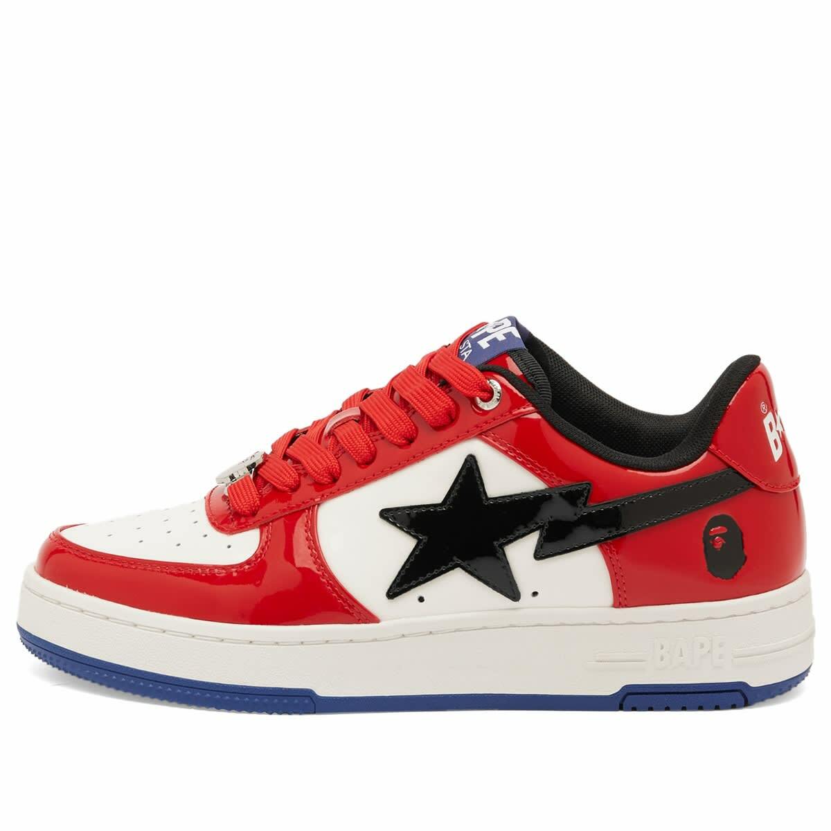 A Bathing Ape Women's Bape Sta #1 Sneakers in Red