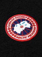 Canada Goose - Mersey Logo-Appliquéd Recycled Wool-Blend Fleece Gilet - Black