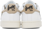 BAPE White Skull Sta M1 Sneakers