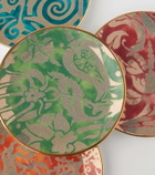 L'Objet Fortuny set of 4 earthenware dessert plates