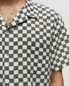 Erl Printed Hawaian Shirt Woven Black/White - Mens - Shortsleeves