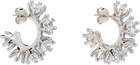 D'heygere Silver Wheel Hoop Earrings