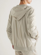 Rick Owens - Champion Jason's Logo-Embroidered Recycled Shell Hooded Jacket - Neutrals