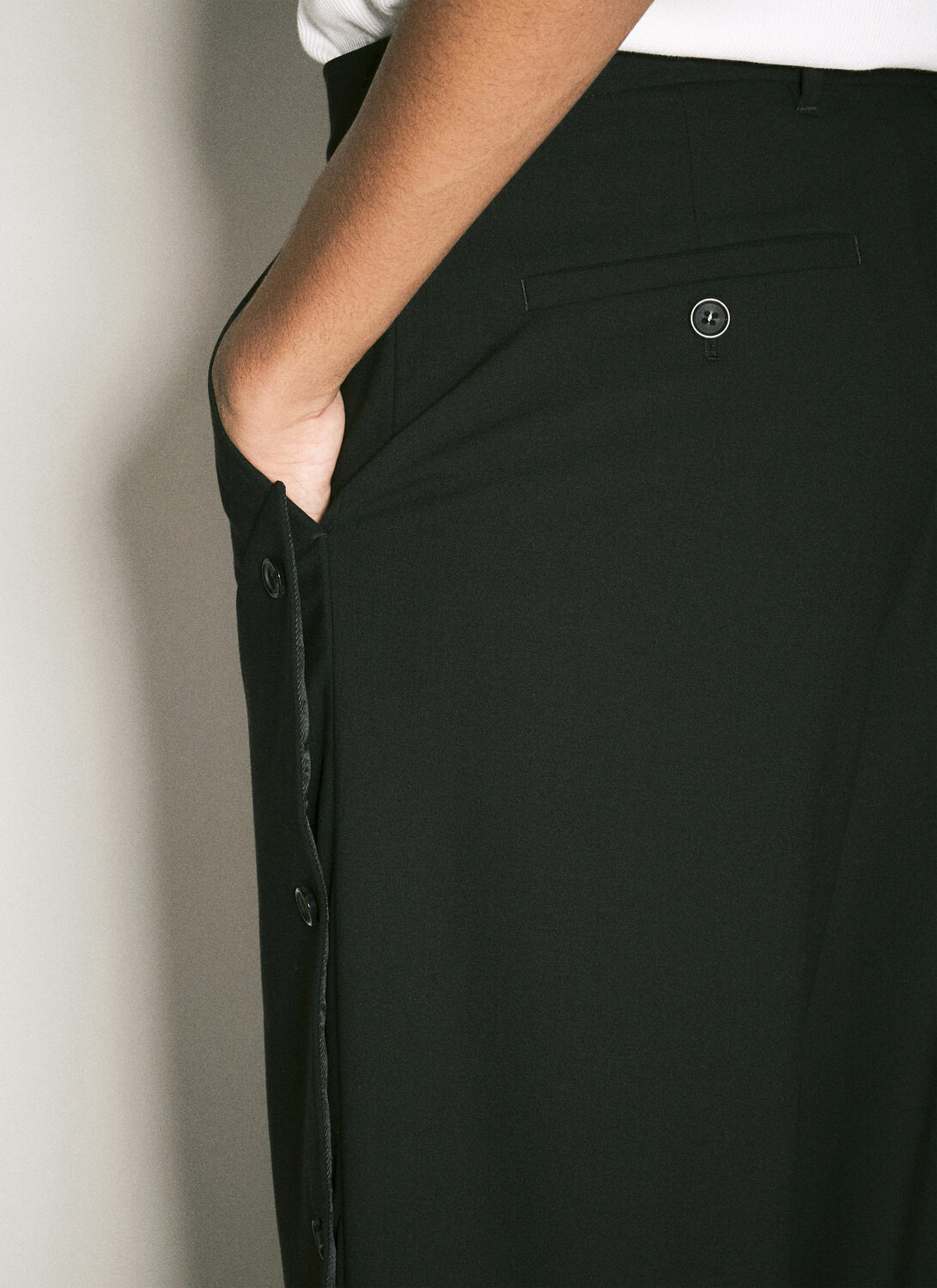 Y/Project Button Panel Pants