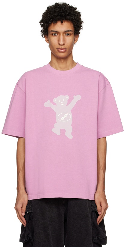 Photo: We11done Pink Teddy T-Shirt