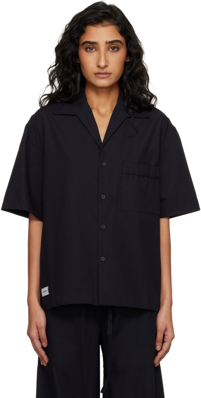 Photo: Entire Studios Black SS Pyjama Shirt