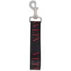 Valentino Black and Red Valentino Garavani VLTN Keychain