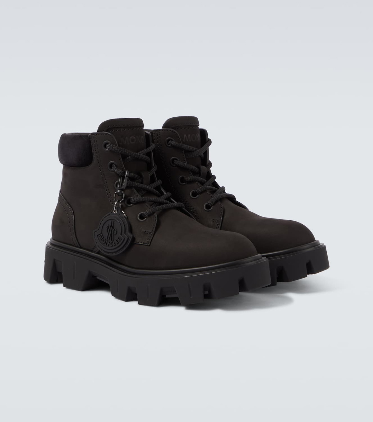 Moncler Peak City leather ankle boots