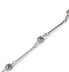 SAINT LAURENT - Figaro Silver-Tone Bracelet - Silver