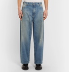 Our Legacy - Vast Wide-Leg Distressed Denim Jeans - Men - Blue