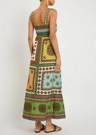 Alemais Contina Printed Woven Maxi Dress Multicoloured
