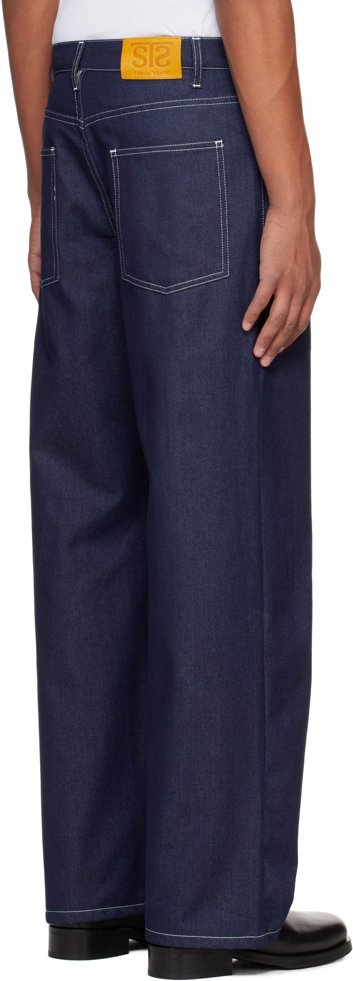 Small Talk Studio Blue Five-Pocket Jeans