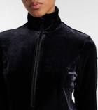 Goldbergh Radient half-zip velvet ski top