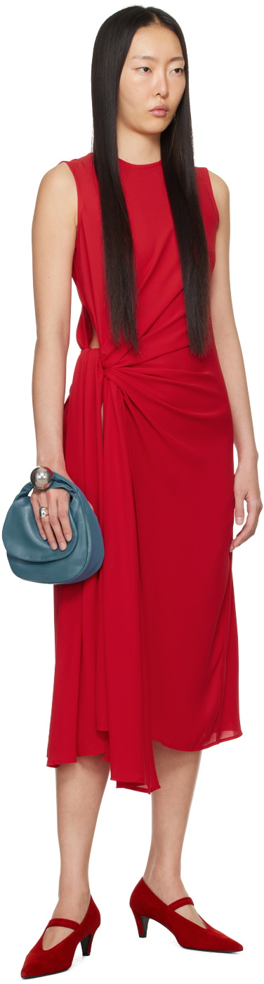 Beaufille Red Hari Midi Dress