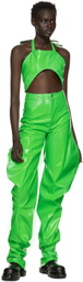 Sia Arnika SSENSE Exclusive Green Padded Halter Tank Top