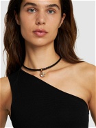 VERSACE - Medusa Biggie Leather Collar Necklace