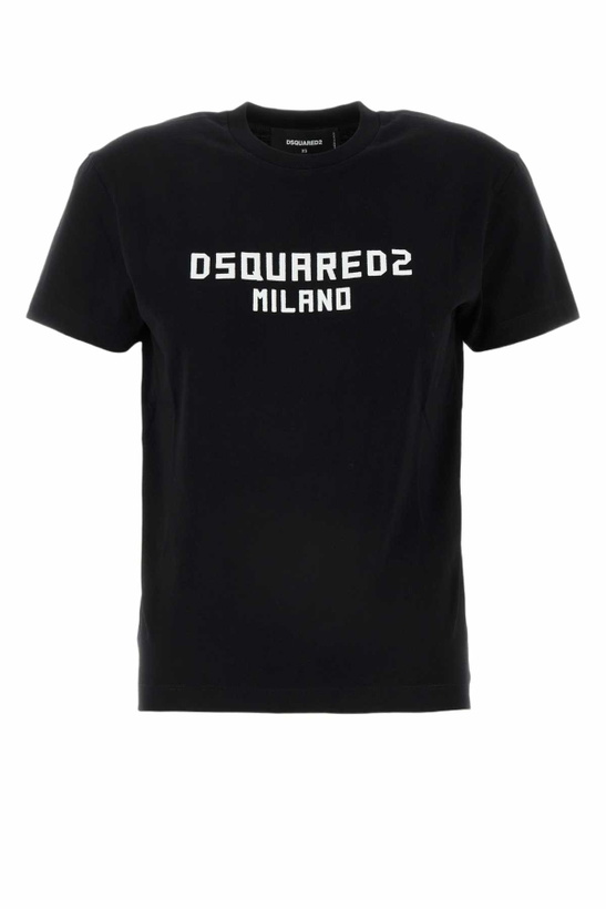 Photo: Dsquared2 Black Cotton T-shirt