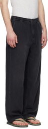 Solid Homme Navy Curved Jeans